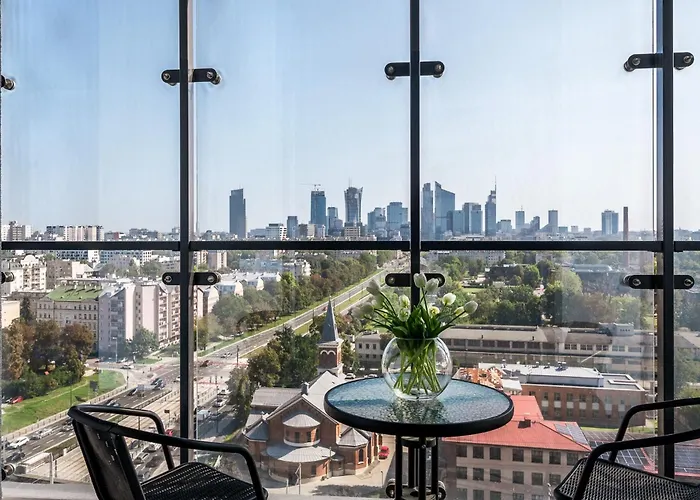 Apartment Wola Tower Deluxe Separate Bedroom With Free Garage - By Perfect Warsaw