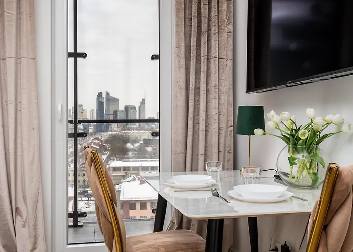 Apartament Wola Tower Deluxe Separate Bedroom With Free Garage - By Perfect